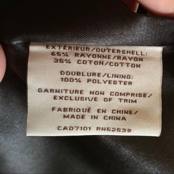 Perry Ellis ombré style button up coat - Picture 7 of 8